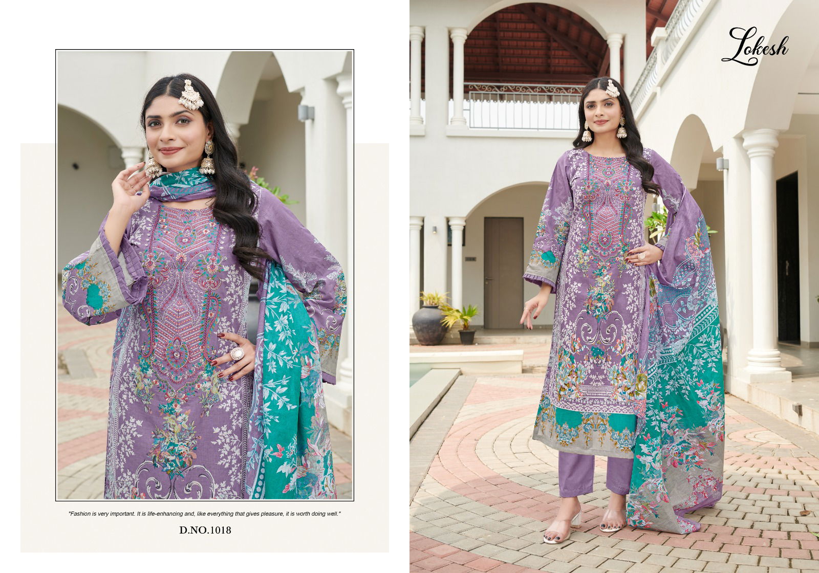 Muskan By Lokesh Cemric Cotton Printed Dress Material Exporters In India
